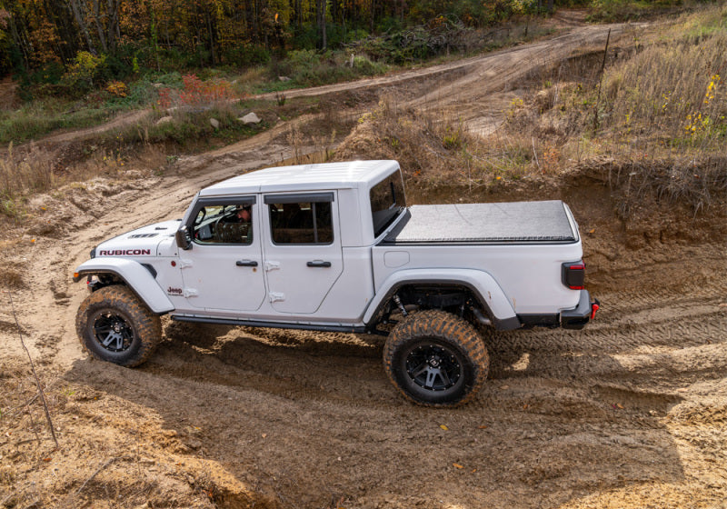 Marchepieds coulissants N-Fab Trail 2020 Jeep Wrangler Gladiator JT 4 portes tous les lits - SRW - Noir texturé