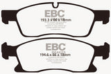 Plaquettes de frein avant extra-robustes EBC 11+ Dodge Durango 3.6