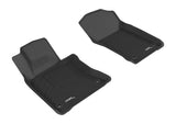 3D MAXpider 2017-2019 Infiniti Q60 Kagu 1st Row Floormat - Black 3D MAXpider