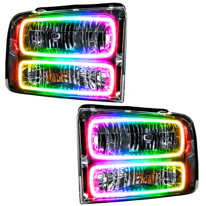 Oracle 05 Ford Excursion SMD HL - Chrome - ColorSHIFT avec contrôleur simple VOIR LA GARANTIE