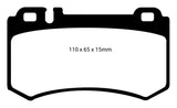 Plaquettes de frein arrière Redstuff EBC 03-06 Mercedes-Benz CL55 AMG 5.4 Supercharged