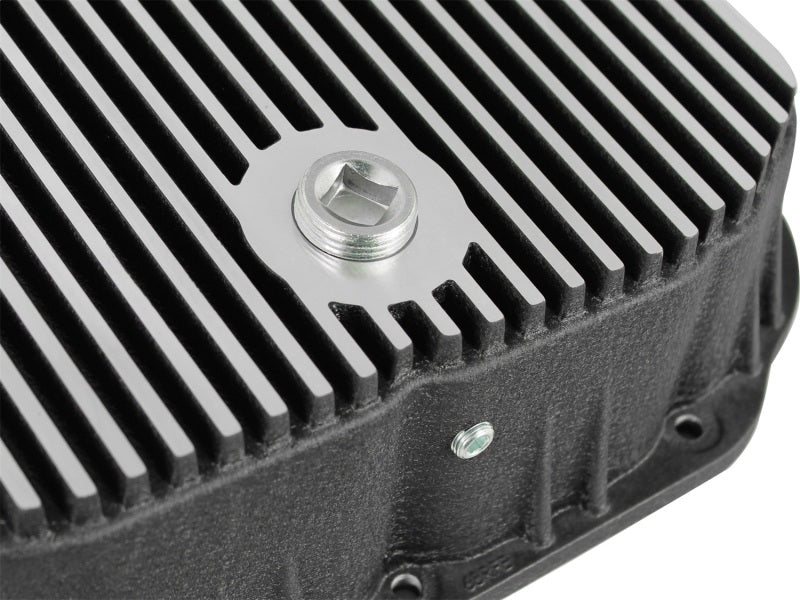 Couvercle de transmission aFe Power Cover usiné COV Trans Pan Dodge Diesel Trucks 07.5-11 L6-6.7L (td) usiné