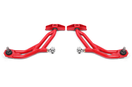 BMR 10-14 Ford Mustang Adj. Lower A-Arms Delrin/Rod End w/ 19mm STD. Ball Joint - Red BMR Suspension