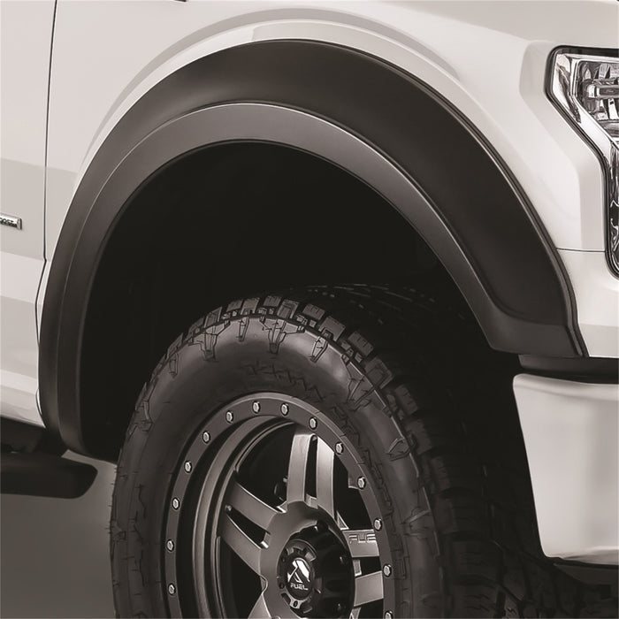 Élargisseurs de garde-boue Bushwacker 17-18 Ford F-250 Super Duty, lot de 2 pièces - Noir