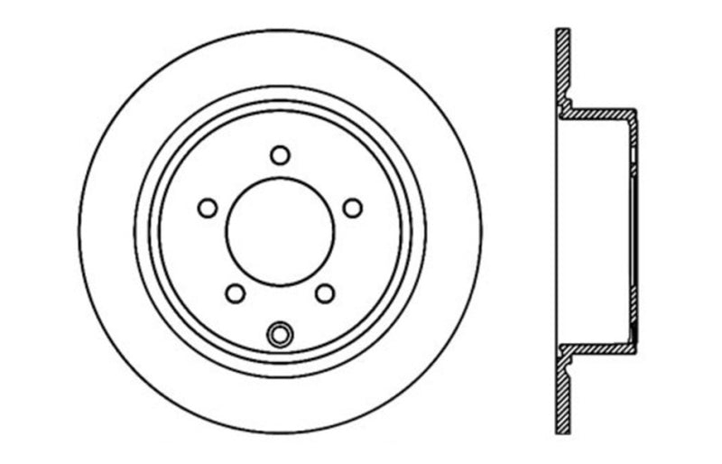 Disque de frein sport fendu et percé StopTech