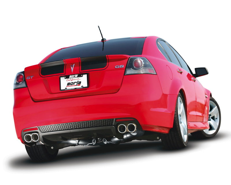 Échappement Catback Borla 08-09 Pontiac G8/GT 6.0L 8cyl SS avec tuyau en X