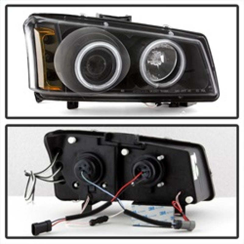 Spyder Chevy Silverado 1500 03-06 Projector Headlights CCFL Halo LED Blk High H1 PRO-YD-CS03-CCFL-BK