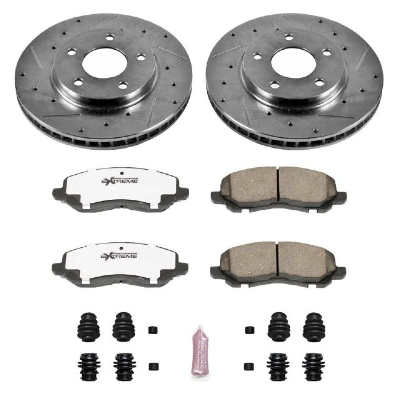 Kit de freins Power Stop 07-12 Dodge Caliber Z26 Street Warrior avant