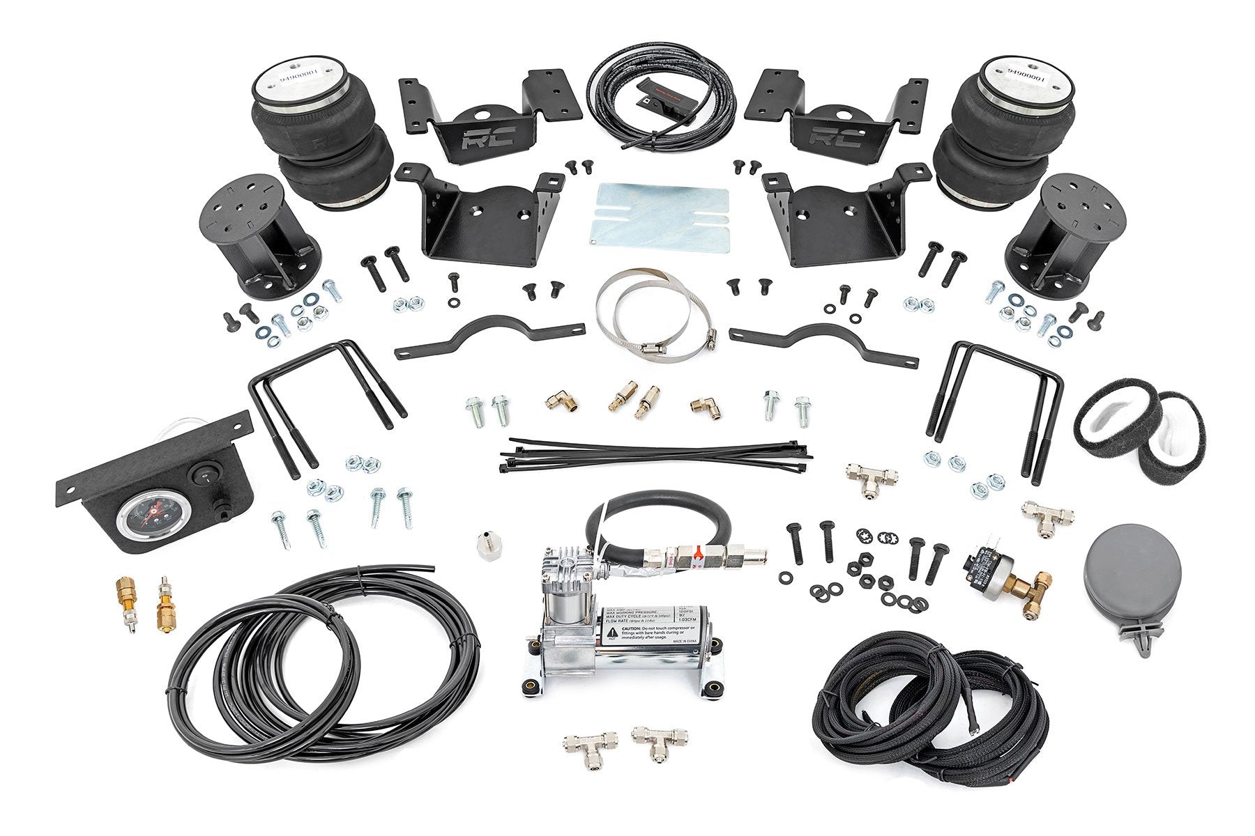 Air Spring Kit w/compressor | 7.5 Inch Lift Kit | Chevy/GMC 2500HD/3500HD (11-19)