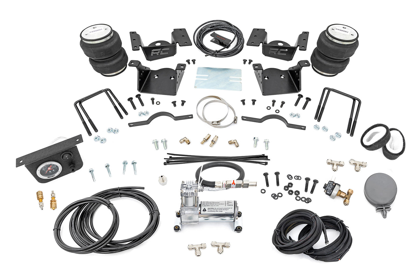 Air Spring Kit w/compressor | 0-7.5" Lift | Chevy/GMC 2500HD/3500HD (11-19)