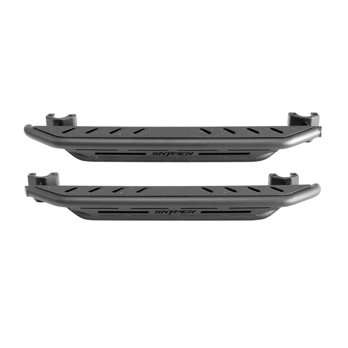 Marchepieds triple tube Westin/Snyper 07-17 Jeep Wrangler Rock Rail - Noir texturé