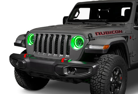 Phares à DEL haute puissance Oracle Jeep Wrangler JL/Gladiator JT 7 po (paire) - Dynamique VOIR LA GARANTIE