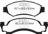 Plaquettes de frein avant EBC 1974 AMC Ambassador 5.0L Yellowstuff