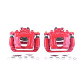 Étriers arrière Power Stop 17-18 Genesis G80 rouges avec supports - Paire