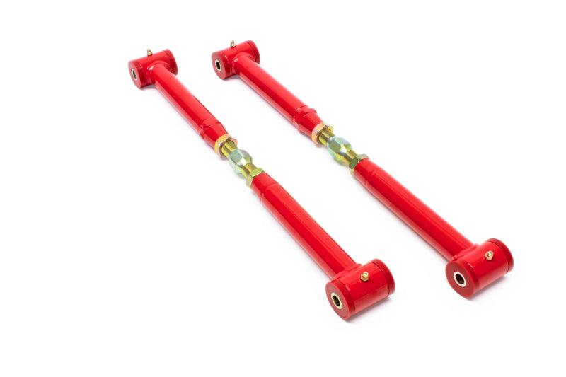 Bras de suspension inférieurs réglables sur véhicule BMR 82-02 3e génération F-Body (polyuréthane) - Rouge