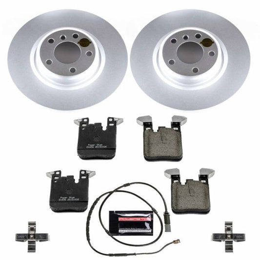 Power Stop 14-16 BMW 228i Rear Z23 Evolution Sport Coated Brake Kit