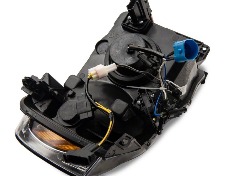 Phares de projecteur à LED axiaux Raxiom 02-05 Dodge RAM 1500/2500/3500 - Boîtier noir (lentille transparente)