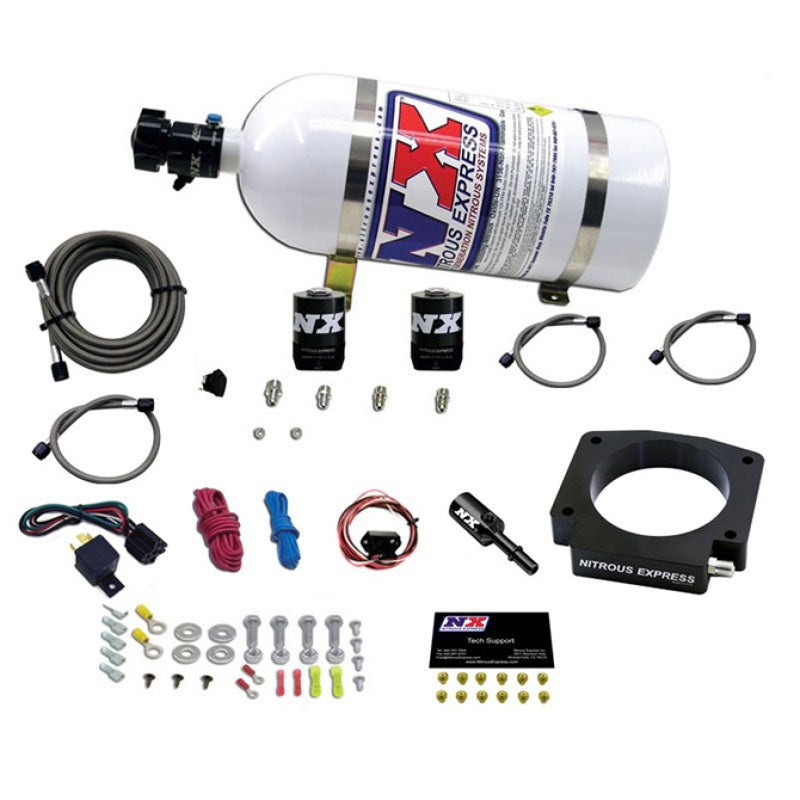 Kit de plaque de nitrosation Nitrous Express 15-17 Ford Mustang GT350 5,2 L avec bouteille de 10 lb