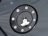 Bouchon de réservoir verrouillable Ridetech 66-67 Chevy Nova (anodisé noir)
