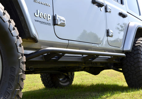 Marchepieds coulissants N-Fab Trail 18-20 Jeep Wrangler JL 4 portes SUV - SRW - Noir texturé