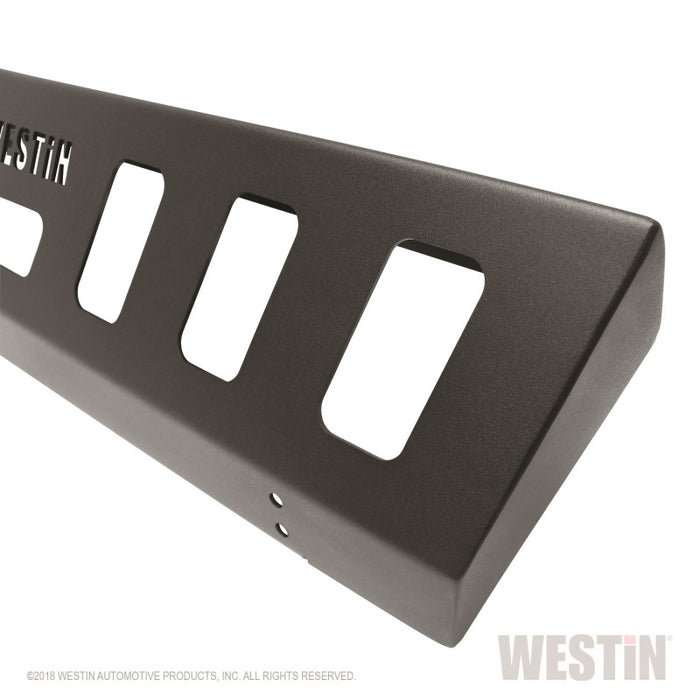 Plaque de protection pour pare-chocs avant Westin 18-19 Jeep Wrangler JL – Noir texturé