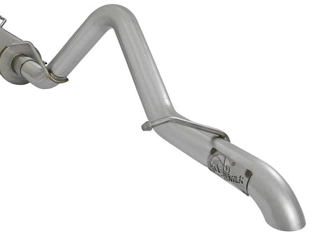 Échappement arrière en acier aluminisé aFe Scorpion 2-1/2 po pour Jeep Wrangler (JK) 07-18 V6 3,6 L/3,8 L (2/4 portes)