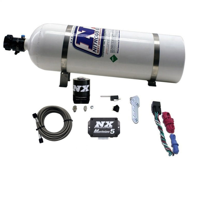 Kit de nitrogène diesel universel Nitrous Express avec contrôleur progressif/bouteille de 15 lb