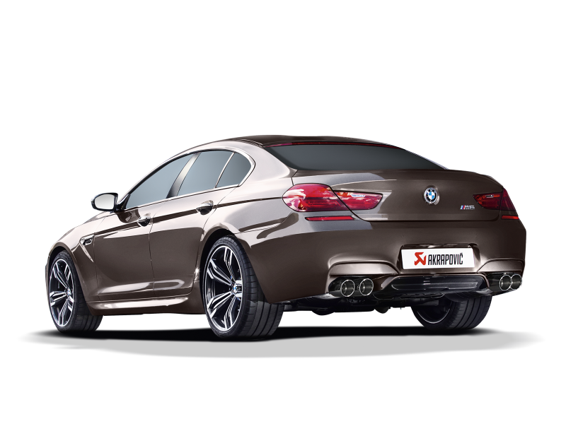 Arrière de catalyseur Akrapovic Evolution Line 13-17 pour BMW M6 Gran Coupé (F06) (titane) (embouts requis)