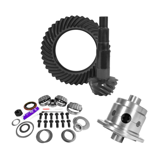 Yukon 11.25in Dana 80 3.54 Rear Ring & Pinion Install Kit 35 Spline Positraction 4.125in BRG