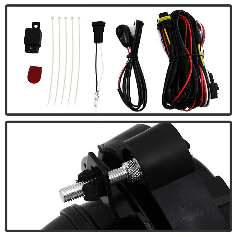 Feu antibrouillard OEM Spyder GMC Acadia 2013-2015 avec interrupteur universel - Transparent FL-GAC2013-C