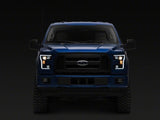 Raxiom 15-17 Ford F-150 G3 Projector Headlights w/ LED Accent- Blk Housing (Clear Lens)