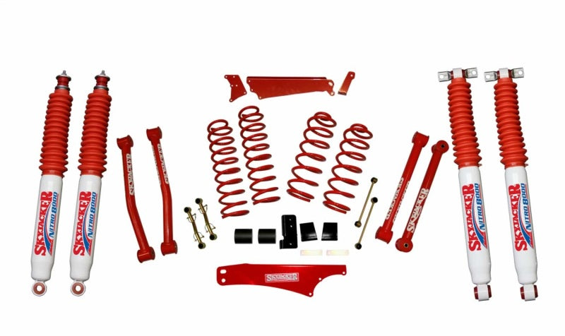 Skyjacker 4"LIT,07-09JK ROUGE AVEC NITROS