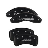 Couvre-étriers MGP 4 gravés avant et arrière MGP finition noire argent ch