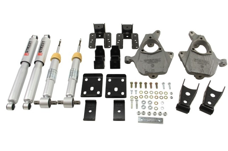 KIT D'ABAISSEMENT Belltech 2014 Chevy/GMC Silverado/Sierra toutes cabines 2WD 2 po à l'avant/4 po à l'arrière avec amortisseurs