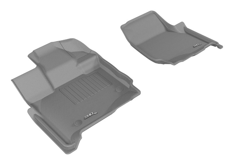 Tapis de sol 3D MAXpider 2015-2020 Ford F-150 Supercab Kagu 1ère rangée - Gris