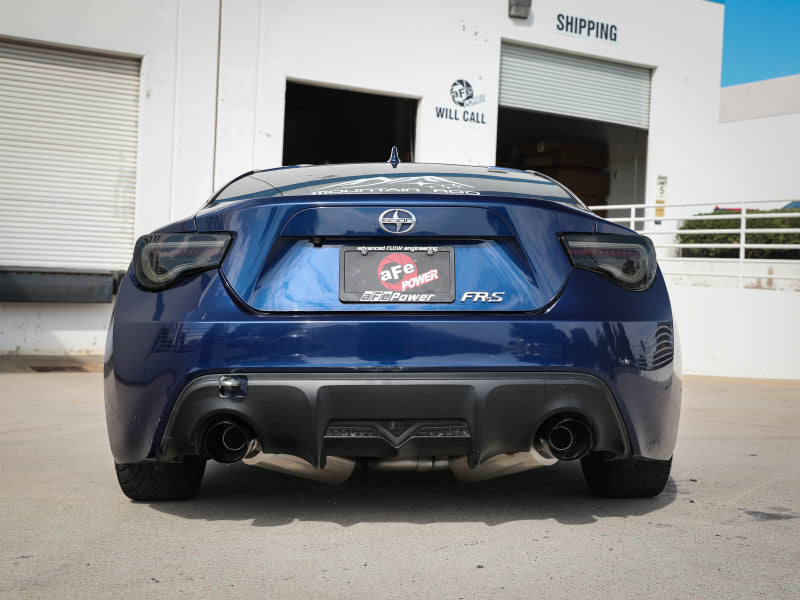 aFe Takeda Exhaust Axle-Back 13-15 Scion FRS / Subaru BRZ 304SS Échappement à double embout noir