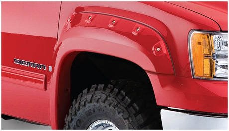 Élargisseurs de toit style découpe Bushwacker 07-14 GMC Sierra 2500 HD Fleetside 4 pièces 78,7/97,6 po - Noir