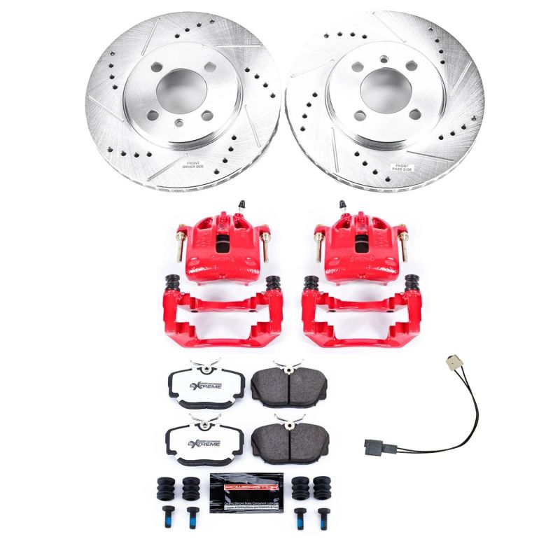 Kit de freins avant Power Stop 91-92 pour camion et remorquage BMW 318i Z36 avec étriers