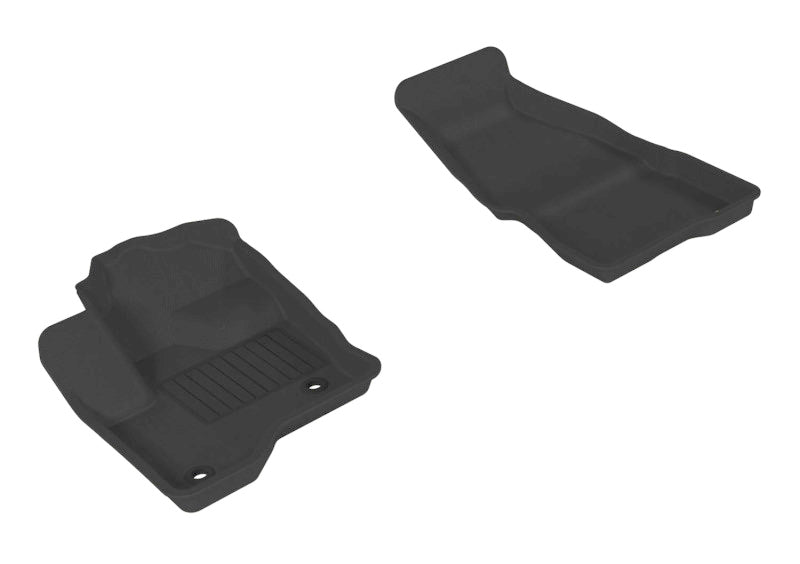 Tapis de sol 3D MAXpider 2009-2019 Ford Flex Kagu 1ère rangée - Noir