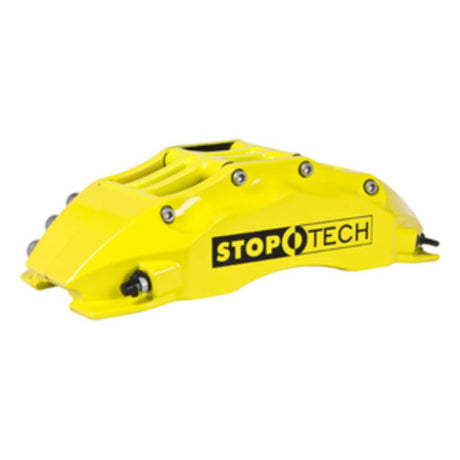 Freins avant StopTech 08-13 BMW M3/11-12 1M Coupé BBK avec étriers ST-60 jaunes Rotor fendu 380x35mm