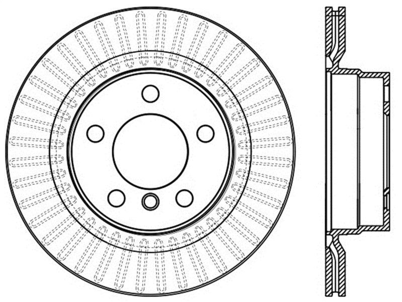 Disque de frein sport fendu arrière droit StopTech pour BMW 12-15 335i / 2014 428i / 2014 235i/228i