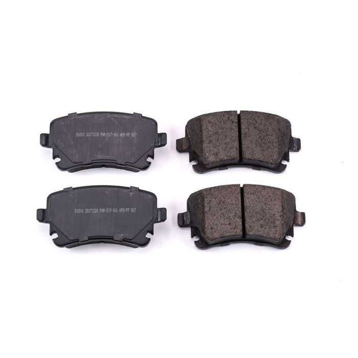 Plaquettes de frein arrière Power Stop 05-11 Audi A6 Quattro Z16 Evolution en céramique