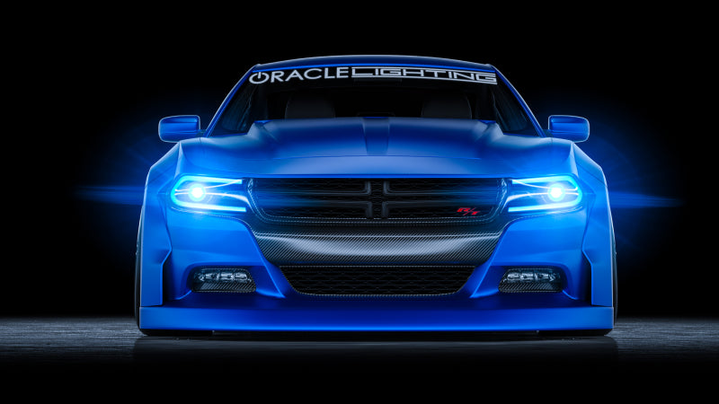 Oracle 15-21 Dodge Charger RGB+W DRL Headlight DRL Upgrade Kit - ColorSHIFT SEE WARRANTY