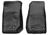 Revêtements de sol avant noirs Husky Liners 14 pour Jeep Wrangler 2/4 portes Weatherbeater