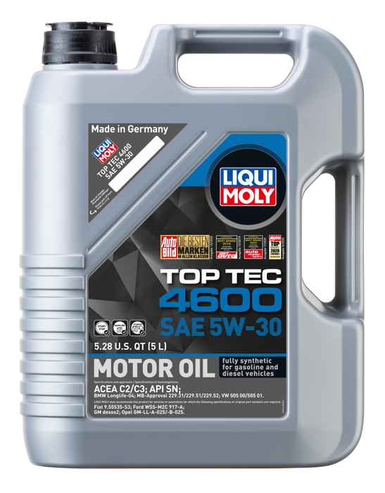 Huile moteur LIQUI MOLY Top Tec 4600 SAE 5W30 5L