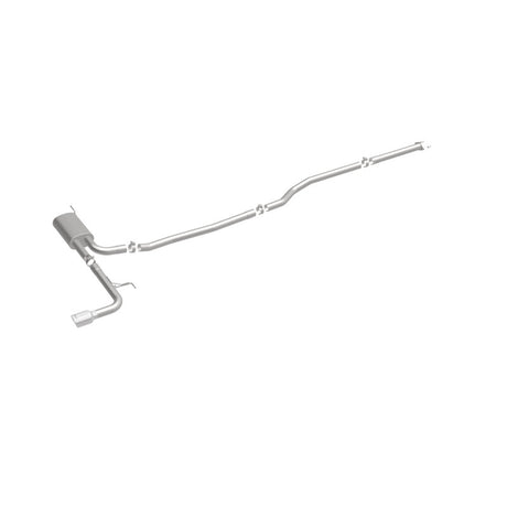 Catback MagnaFlow, SS, 2,5 po, Street, passage simple en ligne droite. Embout poli de 4 po, Ford Fusion 2,5 L 2015