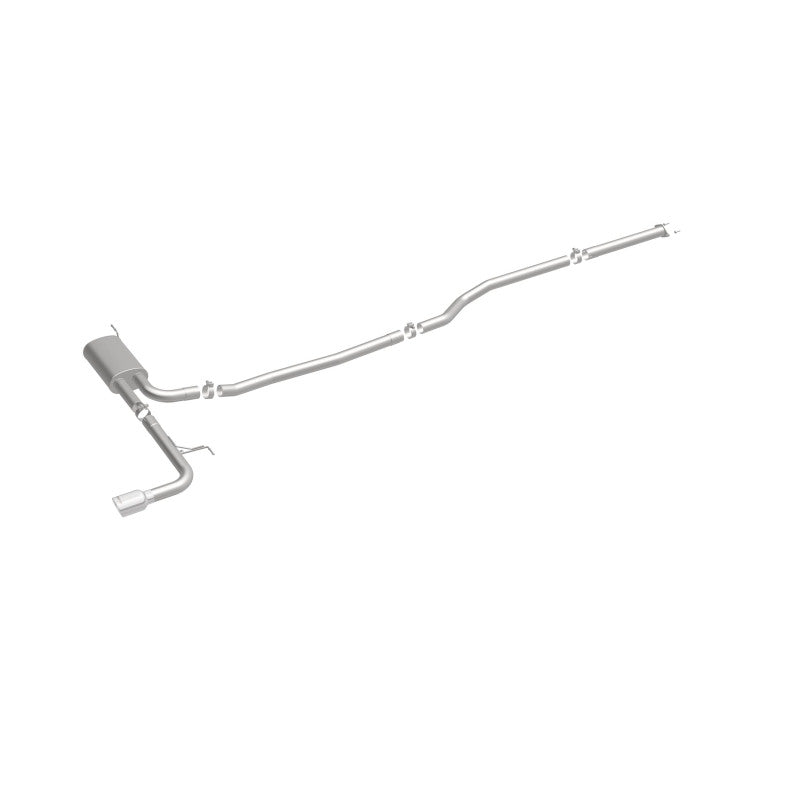 Catback MagnaFlow, SS, 2,5 po, Street, passage simple en ligne droite. Embout poli de 4 po, Ford Fusion 2,5 L 2015