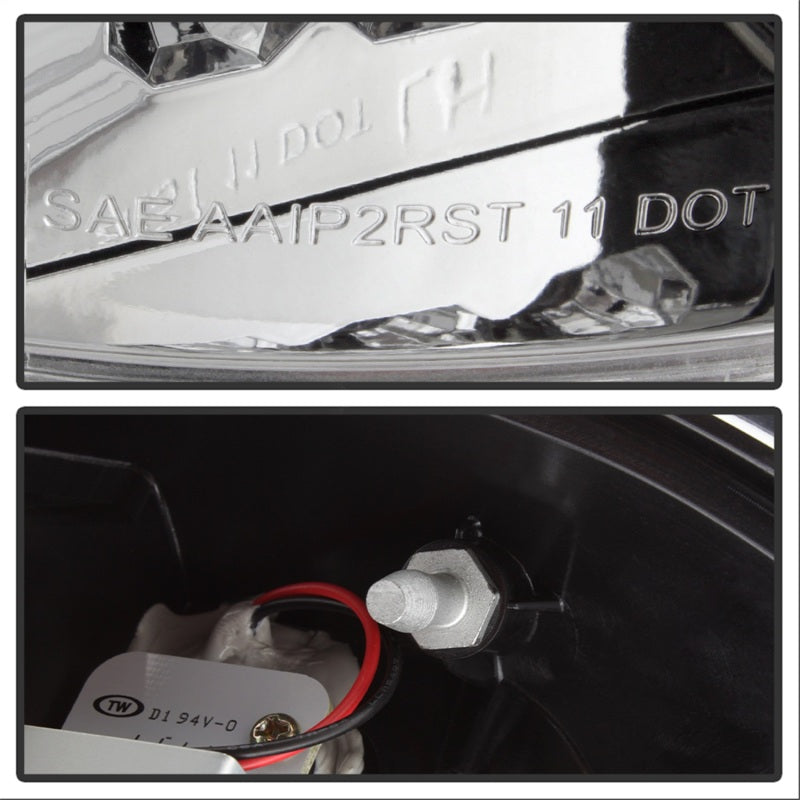 Feux arrière LED latéraux Spyder Ford F150 97-03/F250/350/450 Super Duty 99-07 Chrm ALT-YD-FF15097-LED-C