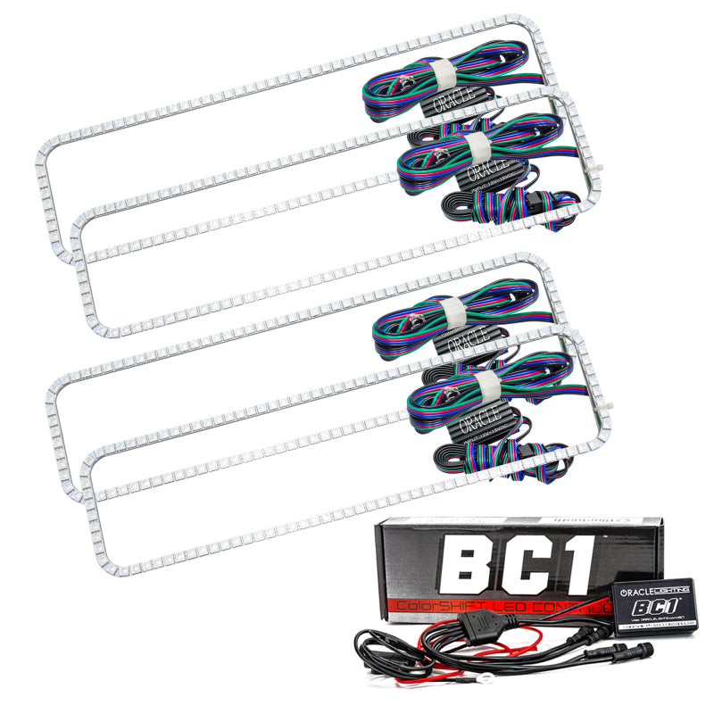 Kit Oracle GMC Yukon 92-99 Dual Halo - ColorSHIFT avec contrôleur BC1 VOIR LA GARANTIE