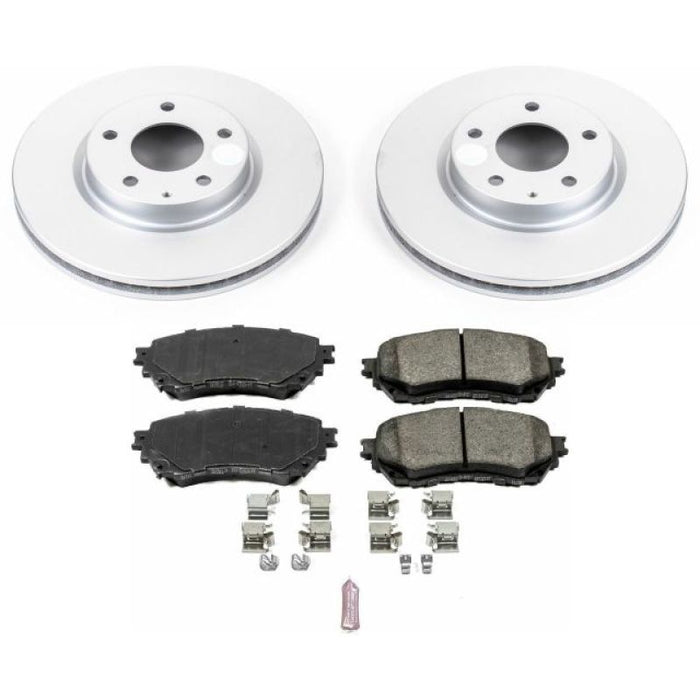 Kit de freins avant Power Stop 14-18 Mazda 6 Z17 Evolution Geomet avec revêtement